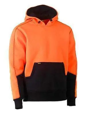 Bisley Workwear Hi Vis Fleece Hoodie Pullover BK6619 Metro Workwear.
